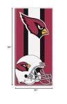 Northwest NFL Arizona Cardinals Unisex-Adult Beach Towel, 30" x 60", Zone Read