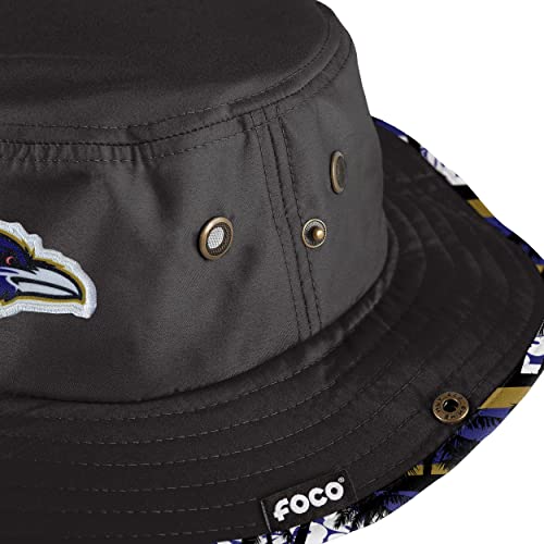 Baltimore Ravens NFL Solid Hybrid Boonie Hat