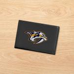 Rico Industries NHL Embroidered Leather Trifold Wallet, Detroit Red Wings, Black, 3.25 x 4.25-"