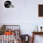 Rico Industries NFL Football Baltimore Ravens Helmet Shape Cut Pennant - Home and Living Room Décor - Soft Felt EZ to Hang