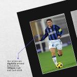 HWC Trading Javier Zanetti Inter Milan Gifts Printed Signed Autograph Picture for Football Fans and Supporters - US Letter Size
