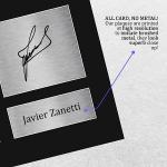 HWC Trading Javier Zanetti Inter Milan Gifts Printed Signed Autograph Picture for Football Fans and Supporters - US Letter Size