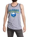 Calhoun NHL Surf & Skate Mens Gradient Print Contrast Trim Tank Top (Buffalo Sabres, Large)