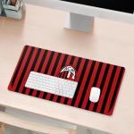 Head Case Designs Officially Licensed AC Milan Home 2024/25 Crest Kit 23.62 x 11.81 x 0.12 inches (600 x 300 mm) - L Gaming Office Desk PC Keyboard Mouse Mat Pad