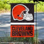 Cleveland Browns Logo Double Sided Garden Banner Flag