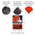 Cleveland Browns Logo Double Sided Garden Banner Flag