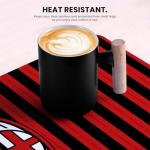 Head Case Designs Officially Licensed AC Milan Home 2024/25 Crest Kit 23.62 x 11.81 x 0.12 inches (600 x 300 mm) - L Gaming Office Desk PC Keyboard Mouse Mat Pad