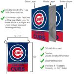 Chicago Baseball Double Sided Garden Flag