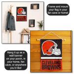 Cleveland Browns Logo Double Sided Garden Banner Flag