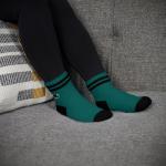 For Bare Feet NHL SAN JOSE SHARKS Cozy Two Stripe Quarter Sock Team Color OSFM