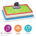 NFL Houston Texans Cake Decoration, Football Helmet Cake Topper, Officially Licensed Product Of The NFL, Ready To Use Birthday Cake Decoration