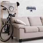 Rico Industries NFL Football Dallas Cowboys Slogan Shape Cut Pennant - Home and Living Room Décor - Soft Felt EZ to Hang