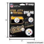 Rico Industries NFL Football New Orleans Saints 6-Piece Decal Set