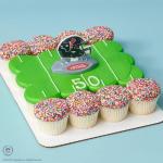 NFL Houston Texans Cake Decoration, Football Helmet Cake Topper, Officially Licensed Product Of The NFL, Ready To Use Birthday Cake Decoration