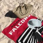 Northwest NFL Atlanta Falcons Microfiber Beach Towel, 30 x 60 Inches – Quick Dry, Sand Resistant, Lightweight, Highly Absorbent, Incisor Design