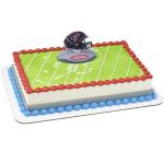 NFL Houston Texans Cake Decoration, Football Helmet Cake Topper, Officially Licensed Product Of The NFL, Ready To Use Birthday Cake Decoration