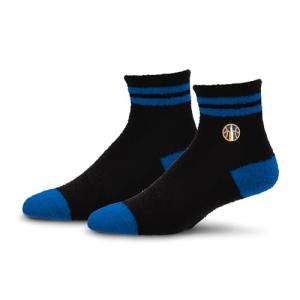 For Bare Feet WNBA CHICAGO SKY Cozy Two Stripe Quarter Sock Team Color OSFM