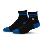 For Bare Feet WNBA CHICAGO SKY Cozy Two Stripe Quarter Sock Team Color OSFM