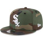 New Era MLB 9FIFTY Camo Adjustable Snapback Hat Cap One Size Fits All (Chicago White Sox Camo)
