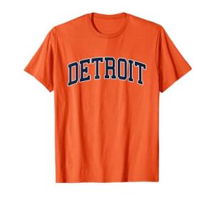 Detroit - Throwback Design - Classic T-Shirt