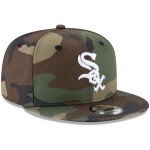 New Era MLB 9FIFTY Camo Adjustable Snapback Hat Cap One Size Fits All (Chicago White Sox Camo)