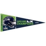 WinCraft Seattle Seahawks Super Bowl LX Champions 12" x 30" Premium Pennant