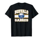 Buffalo Sabres Stripe Black Officially Licensed T-Shirt