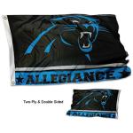 Carolina Panthers Double Sided Allegiance Flag