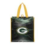 FOCO Green Bay Packers NFL 4 Pack Reusable Shopping Bags, one size