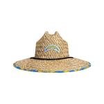 FOCO unisex adult Nfl Team Logo Floral Sun Straw Hat, Team Logo, One Size US