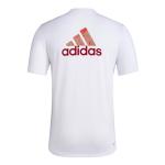 adidas Men's Atlanta United FC Local Pop Short Sleeve Pre-game T-shirt, White, Small