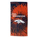 Northwest NFL Denver Broncos Unisex-Adult Beach Towel, 30" x 60", Psychedelic