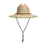 FOCO unisex adult Nfl Team Logo Floral Sun Straw Hat, Team Logo, One Size US