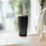 Tervis Traveler NFL Kansas City Chiefs - Hype Stripes Triple Insulated Tumbler Travel Cup Keeps Drinks Cold & Hot, 20oz, Stainless Steel