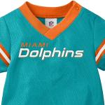 NFL Baby Boys' Dazzle Bodysuit, Miami Dolphins, 18 Months