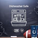 Top Cup NFL Indianapolis Colts 20 oz Reusable Aluminum Cups 20 Count | Officially Licensed, Durable, Reusable & Recyclable, Made in USA