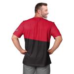 FOCO Atlanta Falcons NFL Mens Cropped Big Logo Colorblock Rash Guard - L