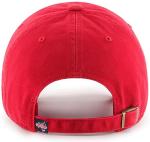 47 NHL Team Color Alternate Primary Logo Clean Up Adjustable Cap Dad Hat, Adult One Size Fits All - Washington Capitals Red