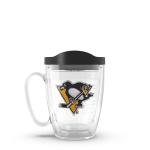 Tervis Made in USA Double Walled NHL Pittsburgh Penguins Insulated Tumbler Cup Keeps Drinks Cold & Hot, 16oz Mug, Primary Logo