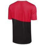 FOCO Atlanta Falcons NFL Mens Cropped Big Logo Colorblock Rash Guard - L