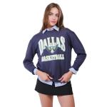 Ultra Game WNBA Official Womens Super Soft Oversized Crew Sweatshirt, Dallas Wings, Team Color, Small