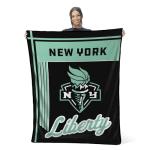 WNBA New York Liberty Throw Blanket — Ultra-Soft Comfort for Fans of Women's National Basketball Association — Cozy Game Night Fleece Blanket for Living Room, Dorm, Tailgate, Gift & Basketball Season