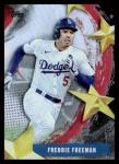 2025 TOPPS SERIES 2 STARS OF MLB #SMLB-42 FREDDIE FREEMAN LOS ANGELES DODGERS BASEBALL OFFICIAL TRADING CARD OF MLB