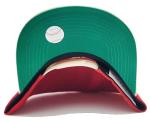 Mitchell & Ness Los Angeles Angels of Anaheim New City Connect Pro Crown Red Tan Era Snapback Hat Cap