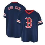 MLB Kids Youth 4-20 Official Primary Logo Ballpark Team Jersey (US, Numeric, 5, 6, Regular, Boston Red Sox - Navy)