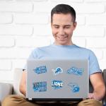 Rico Industries NFL Football Houston Texans 6-Piece Decal Set