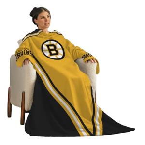 Snuggie Boston Bruins – The Original Wearable Blanket with Sleeves | Super Soft Fleece | As Seen on TV | Officially Licensed NHL Gear