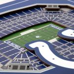 YouTheFan Officially-licensed NFL Indianapolis Colts Stadium Series 3D Wall Art - multi-layer team stadium replica, detailed sports fan gift, indoor decor