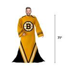 Snuggie Boston Bruins – The Original Wearable Blanket with Sleeves | Super Soft Fleece | As Seen on TV | Officially Licensed NHL Gear