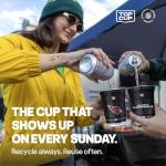 Top Cup NFL Arizona Cardinals 20 oz Reusable Aluminum Cups 20 Count | Officially Licensed, Durable, Reusable & Recyclable, Made in USA